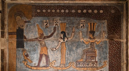 Restaurirung der Tempeldecke im ägyptischen Esna  (Quelle: Foto: Ahmed Amin / Ministry of Tourism and Antiquities (MoTA))